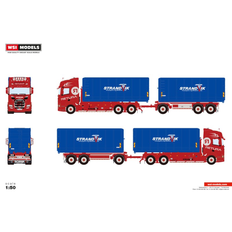 WSI SCANIA R HIGHLINE CR20H Retura