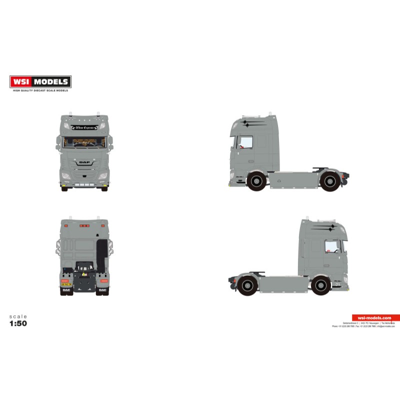 WSI DAF XF SUPER SPACE CAB Armor Express