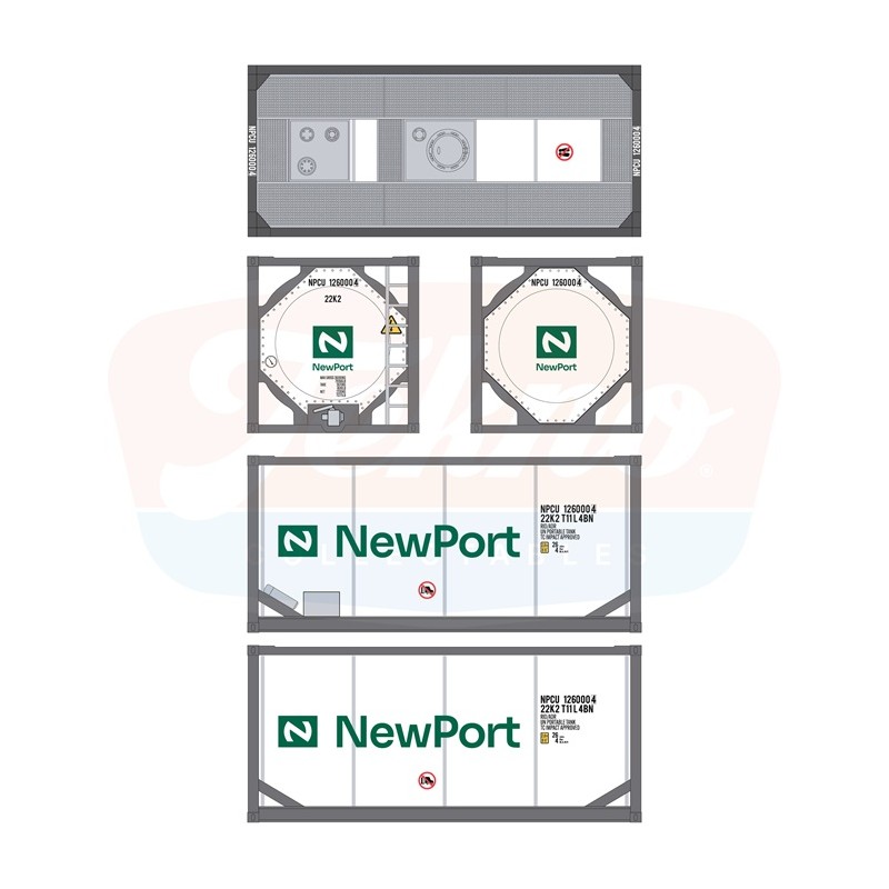 Tekno 20ft. Iso Tankcontainer Newport