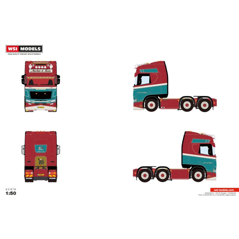 WSI SCANIA R HIGHLINE CR20H A.P. de Kraker WSI SCANIA R HIGHLINE CR20H A.P. de Kraker