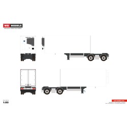 WSI 2 AXLE LZV DOLLY White Line