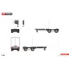 WSI 2 AXLE LZV DOLLY White Line