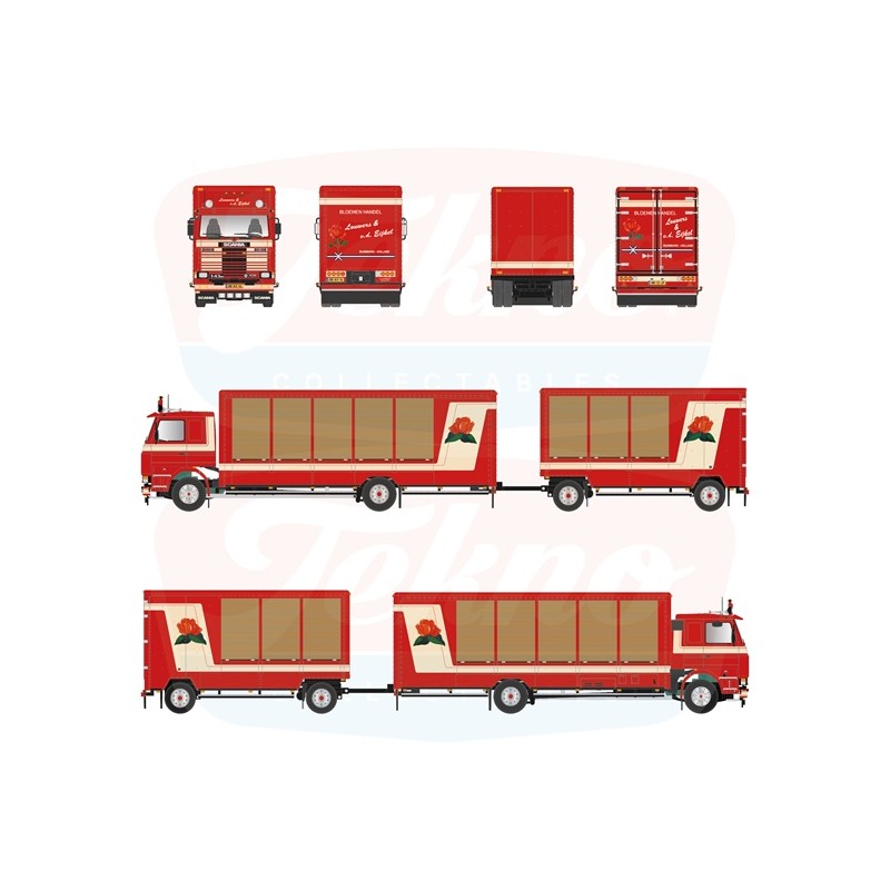 Tekno Scania 143-450 Fleurs van den Eykel Tekno Scania 143-450 Fleurs van den Eykel