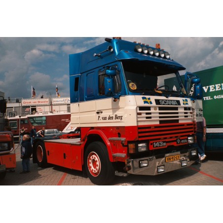 SCANIA 143 4x2 avec remorque frigo 3 essieux K&B TRANSPORT