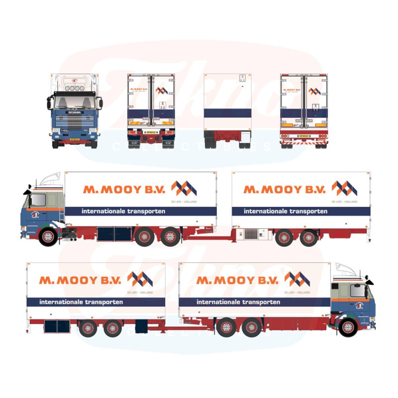 Tekno Scania 143-450 K&B Transport - M. Mooy