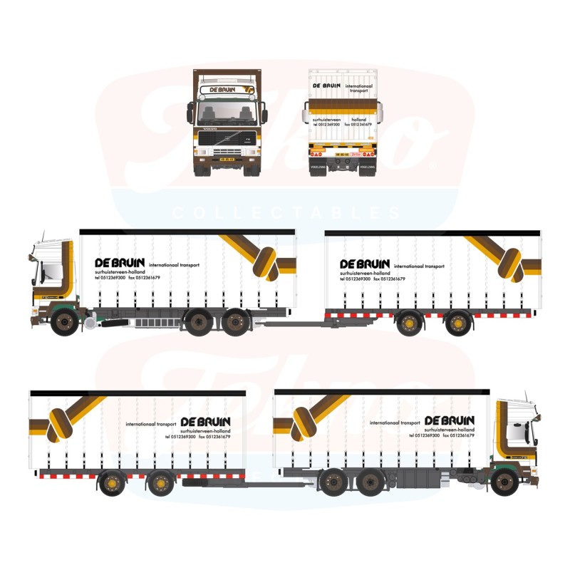 Tekno Volvo F12 Eurotrotter De Bruin