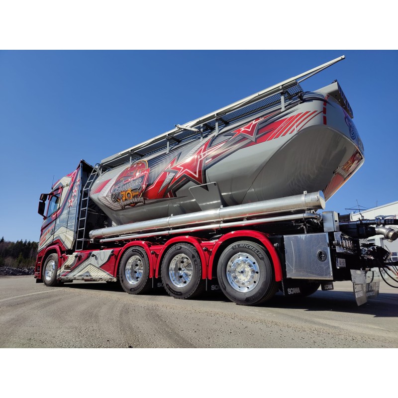 Camion TEKNO SCANIA R Highline - Transporteur HALLENGREE - 1/50 - Neuf