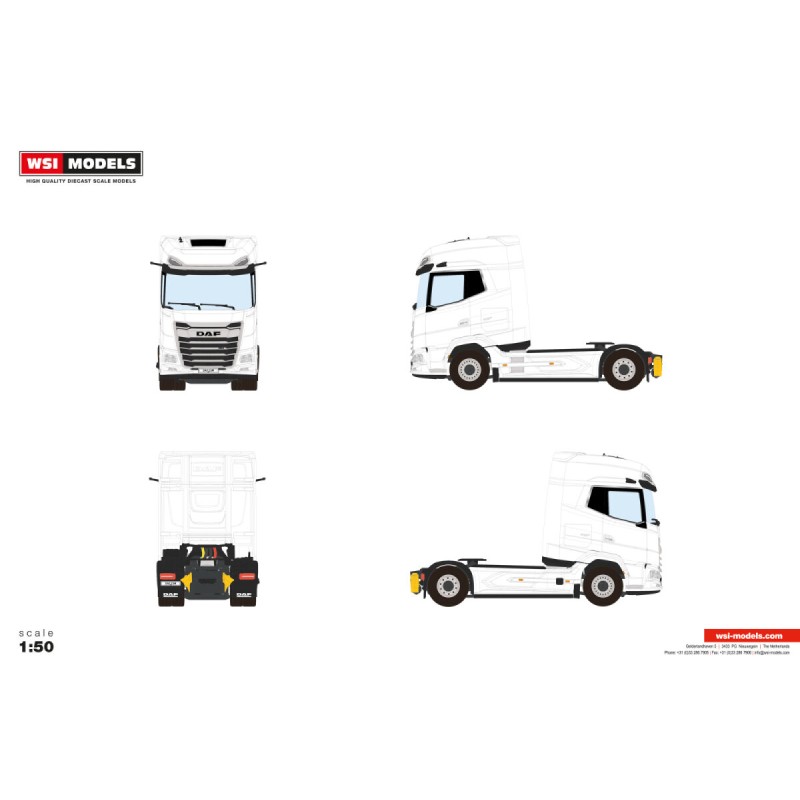 WSI DAF XG+ MY25 4X2 White Line
