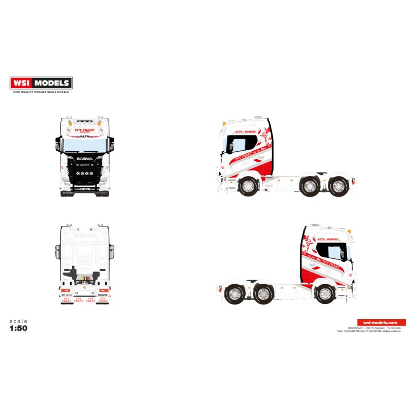 WSI SCANIA S HIGHLINE CS20H TFT Frakt