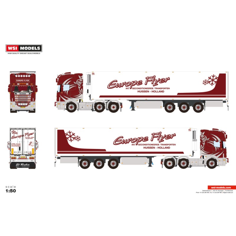 WSI SCANIA 4 SERIES TOPLINE Europe Flyer