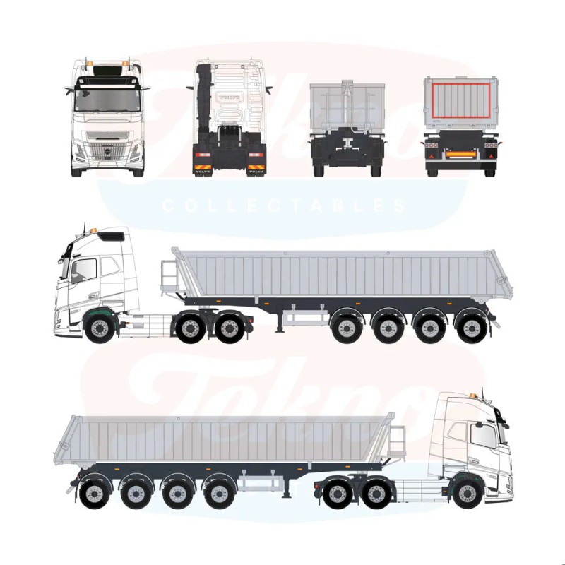 Tekno Volvo FH Aero XL 6x2 Basis model