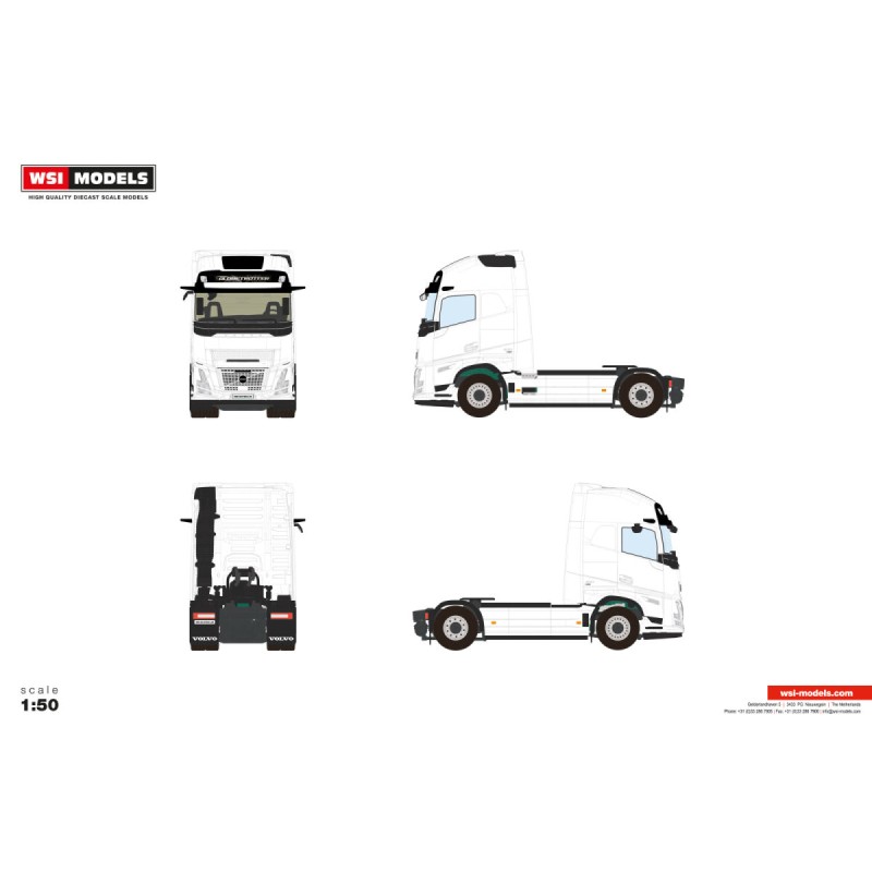 WSI VOLVO FH AERO GLOBETROTTER XL White Line 4X2