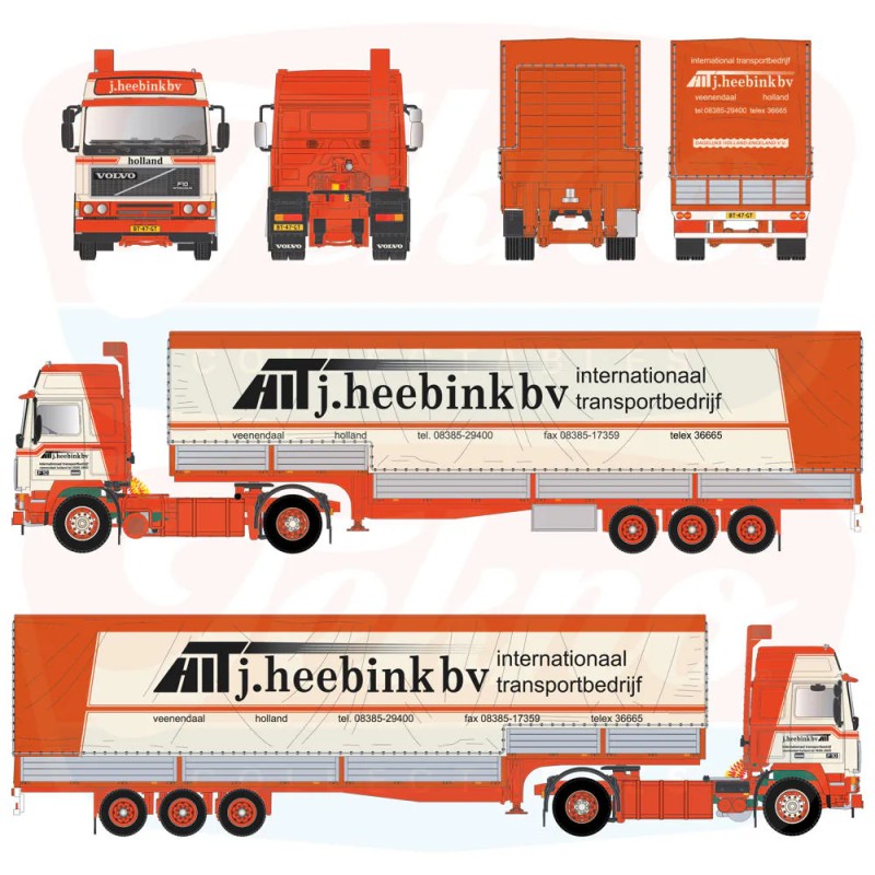Tekno Volvo F10 Globetrotter Heebink