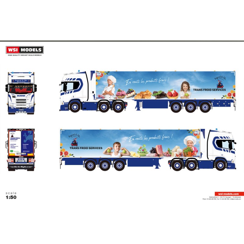 WSI SCANIA R HIGHLINE CR20H Transports Bajard et Fils