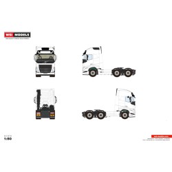 WSI VOLVO FH5 MY2024 GLOBETROTTER XL White Line 6X2