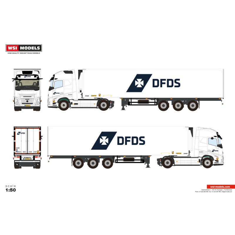 WSI VOLVO FH AERO GLOBETROTTER XL DFDS