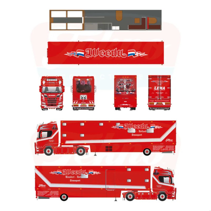 Tekno Scania NGR 530 V8 Weeda - Ferry