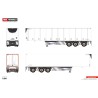WSI REEFER TRAILER White Line
