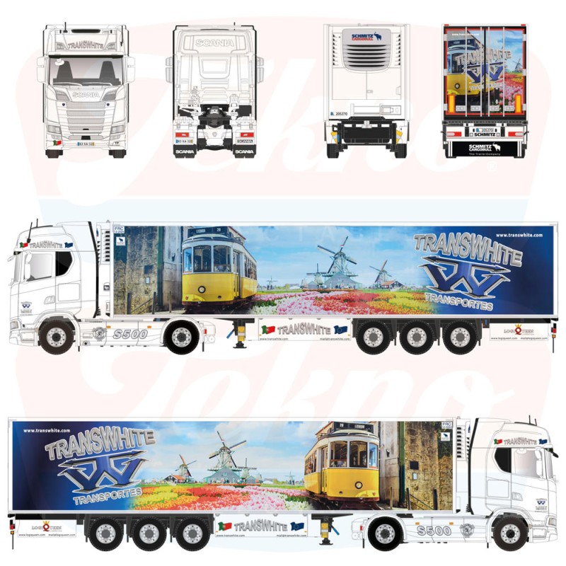 Tekno Scania Next Gen 500S Transwhite