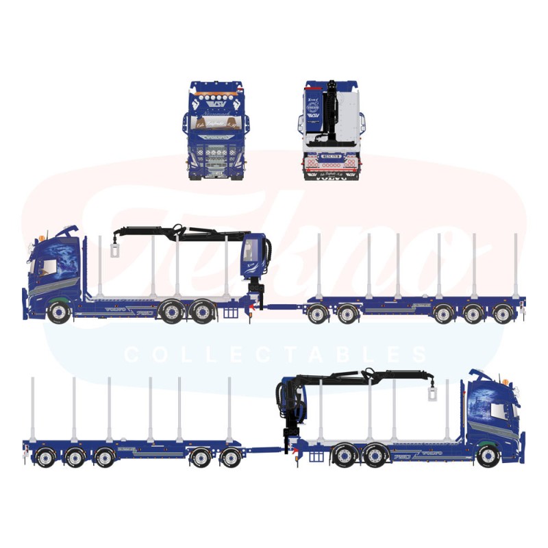 Tekno Volvo FH16 Globetrotter XL Eds Trafrakt - VSV