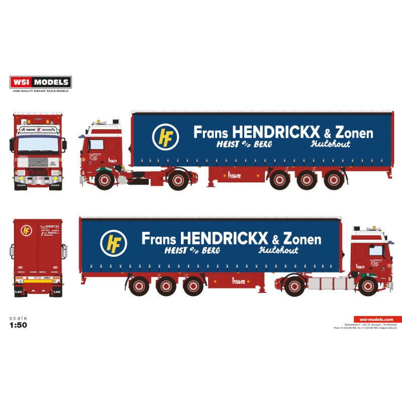 WSI VOLVO F16 GLOBETROTTER Hendrickx & Zonen