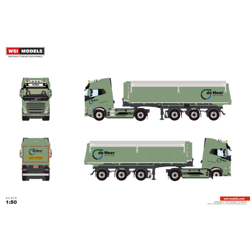 WSI VOLVO FH5 GLOBETROTTER ELECTRIC De Heer land en water