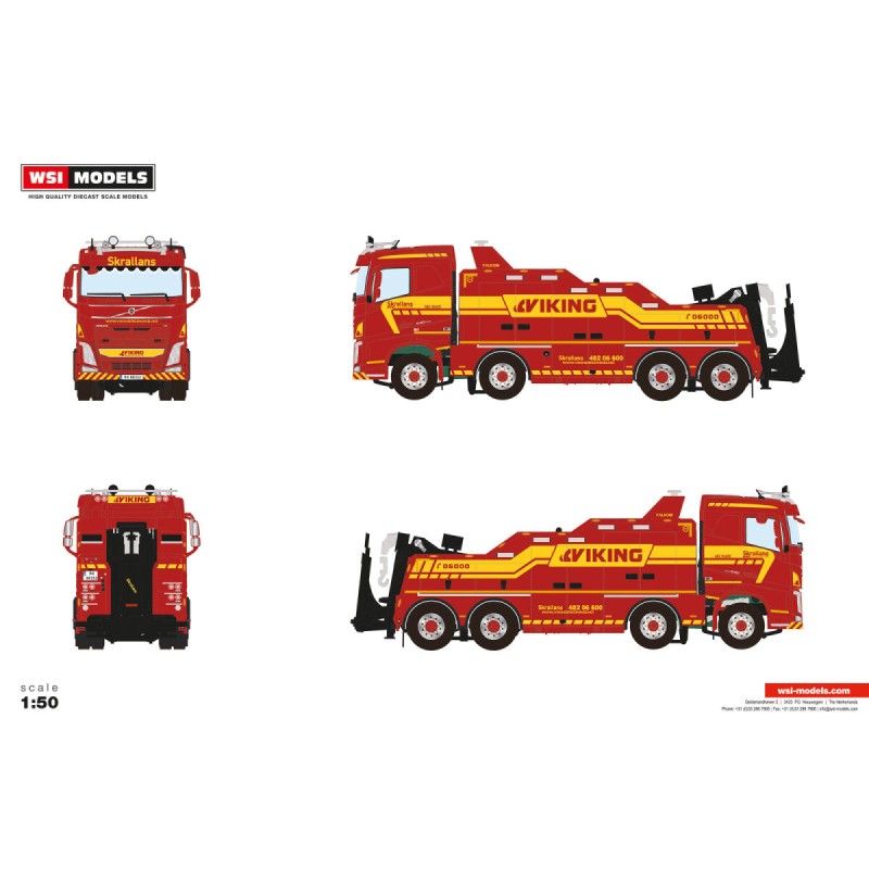 WSI VOLVO FH4 SLEEPER CAB FALKOM Viking Trondheim