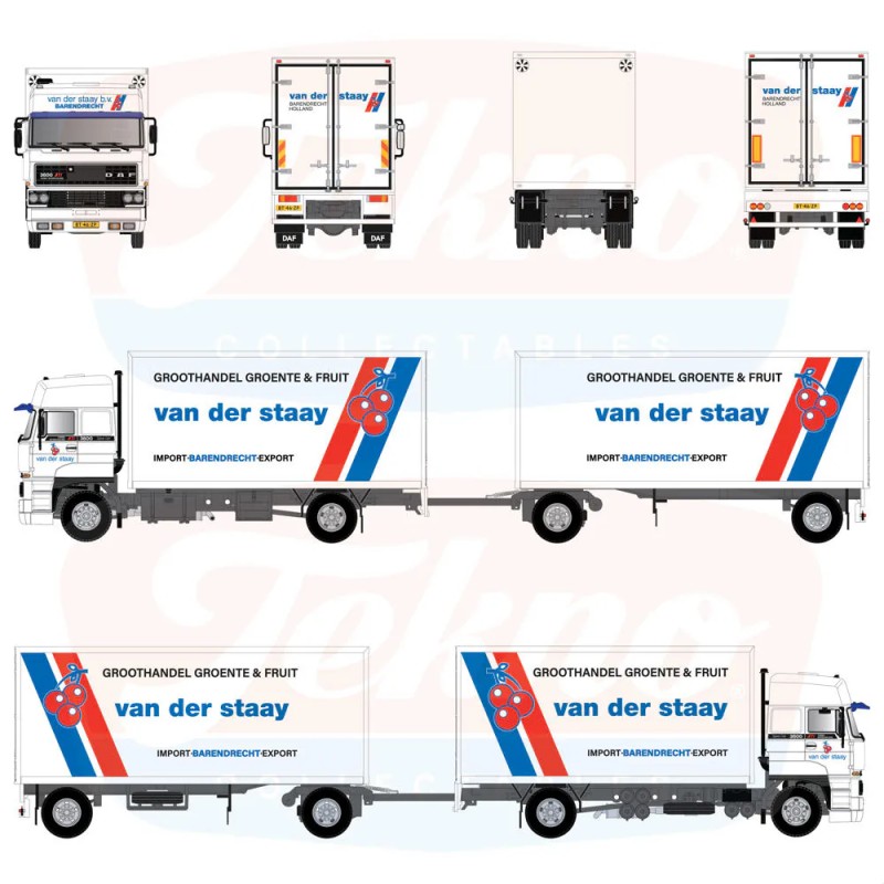 Tekno DAF 3300 Space Cab v.d. Staay