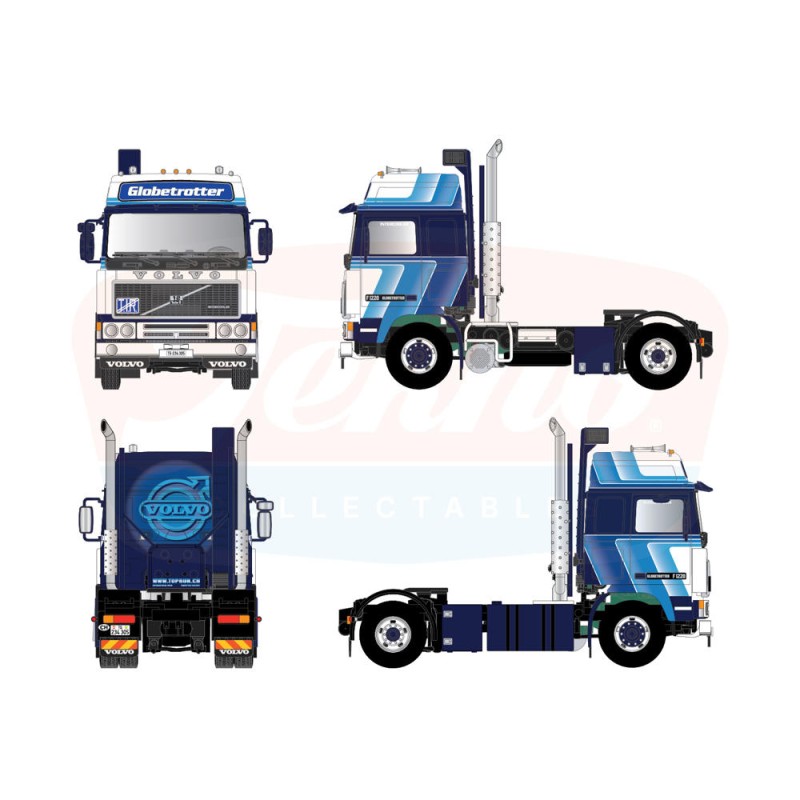 Tekno Volvo F12 Globetrotter Lendemann