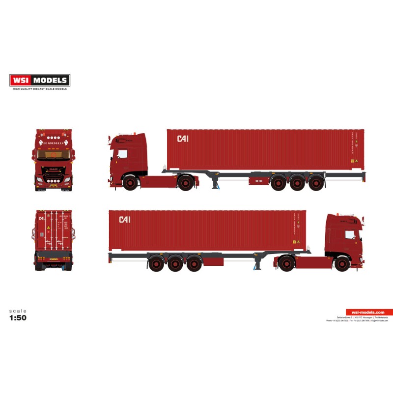 WSI DAF XF SUPER SPACE CAB MY2017 De Goederen