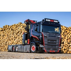 WSI SCANIA R FLAT ROOF SLEEPER CAB Hijsen in het Nauw