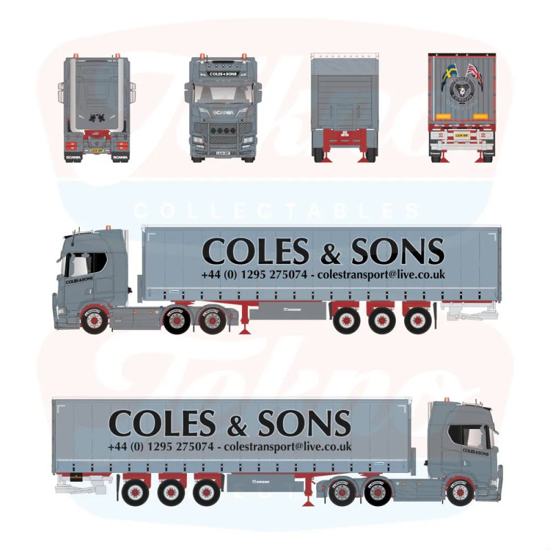 Tekno Scania Next Gen S-Highline Coles & Sons