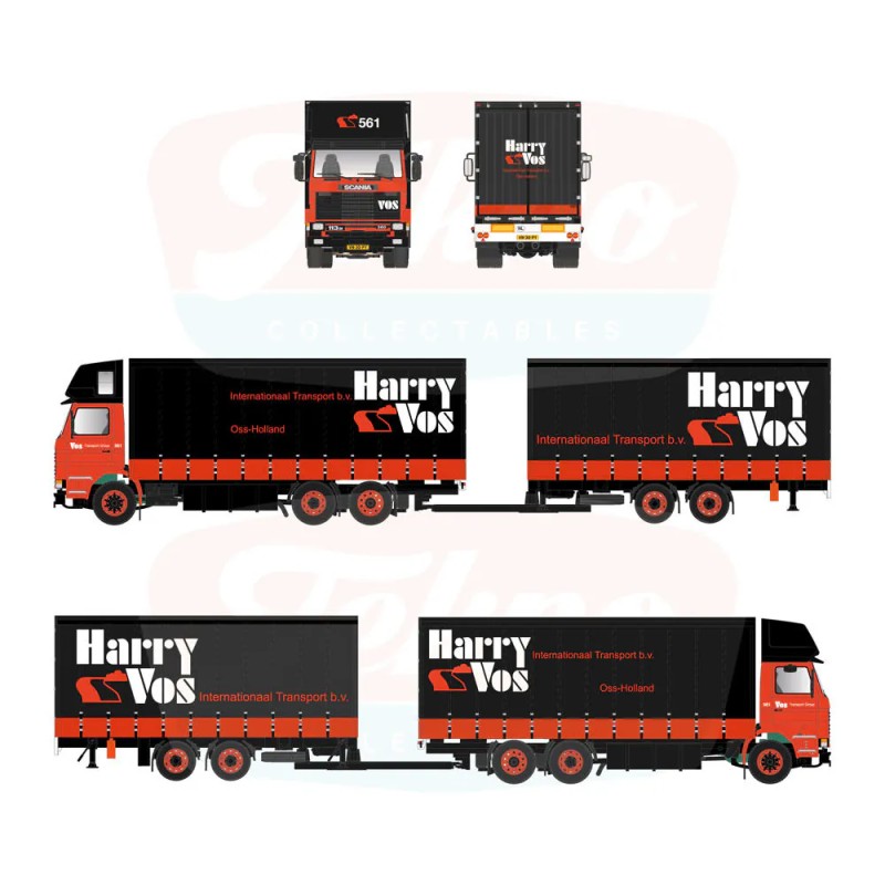 Tekno Scania 3 Serie Topsleeper Harry Vos Logistics