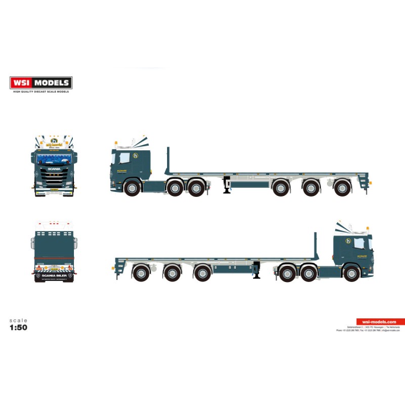 WSI SCANIA R FLAT ROOF SLEEPER CAB M. van den Heuvel
