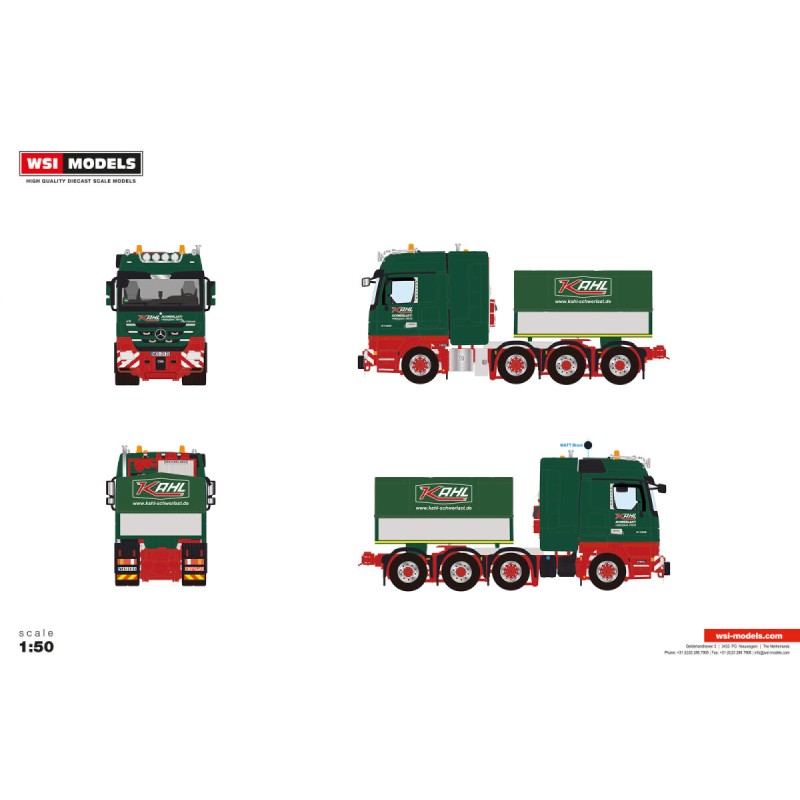 WSI MERCEDES-BENZ ACTROS MP3 LH Kahl Schwerlast