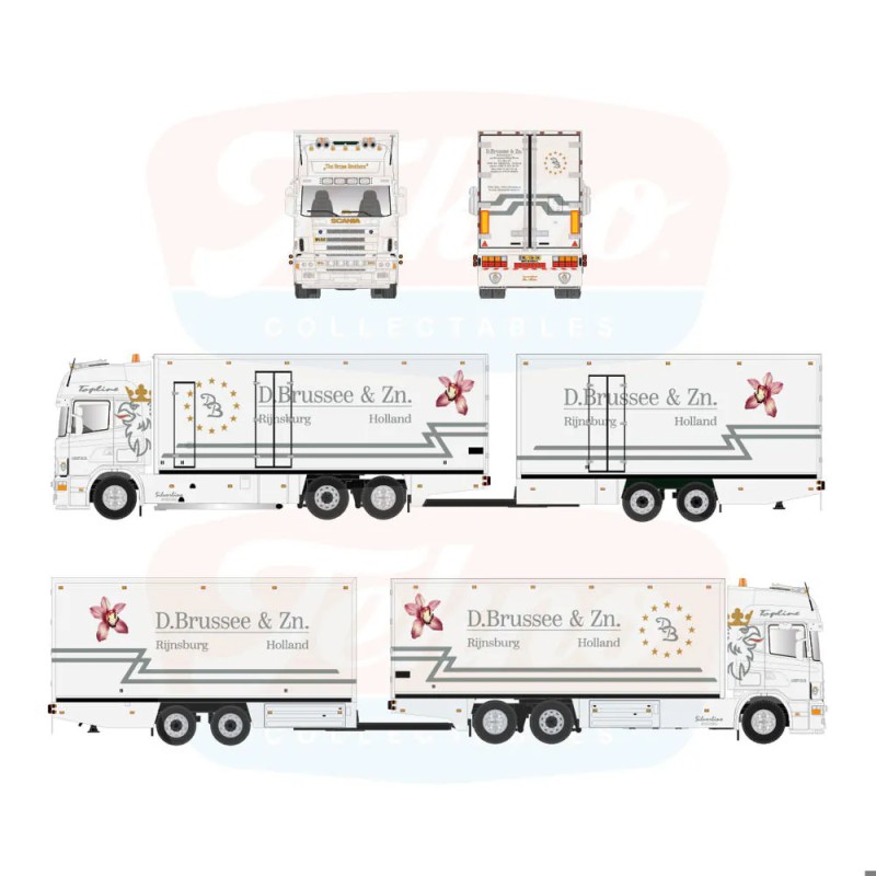Tekno Scania 164 D. Brussee en Zn.
