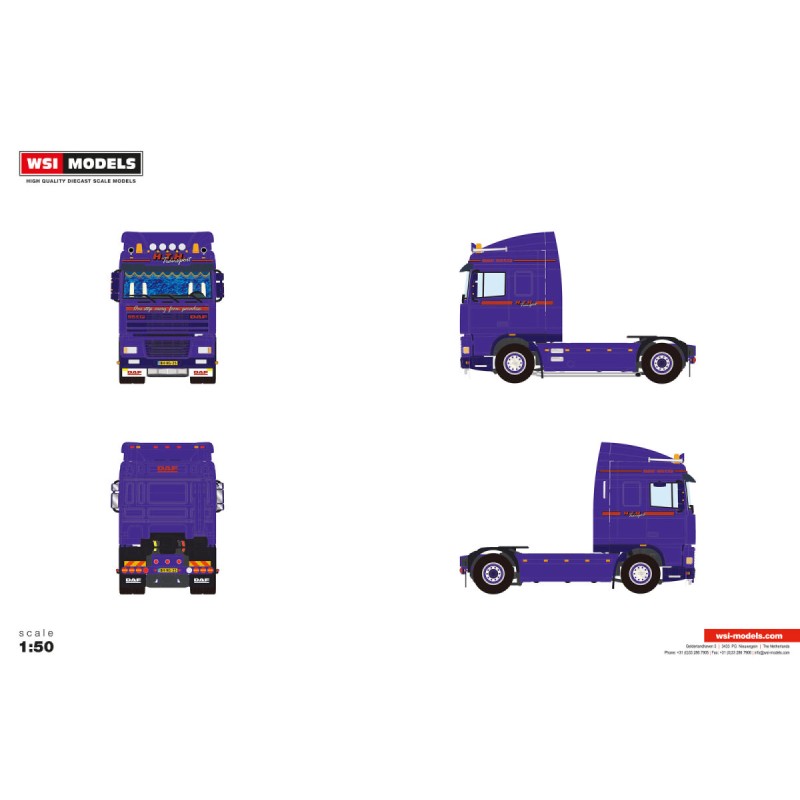 WSI DAF 95XF SPACE CAB H.T.H. Transport