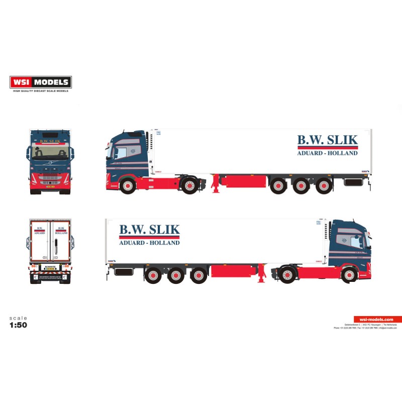 WSI VOLVO FH5 GLOBETROTTER XL B.W. Slik Aduard