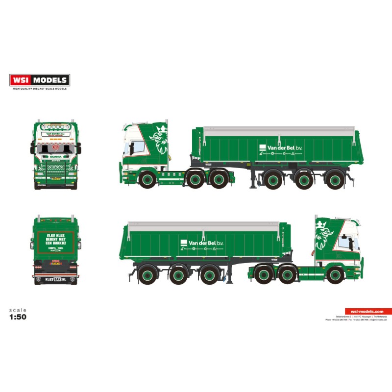 WSI SCANIA 4 SERIES TOPLINE Van der Bel
