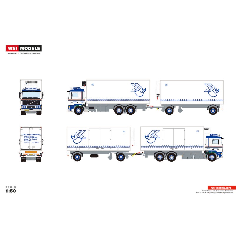 WSI VOLVO F12 RIGED REEFER TRUCK Kaj Madsen