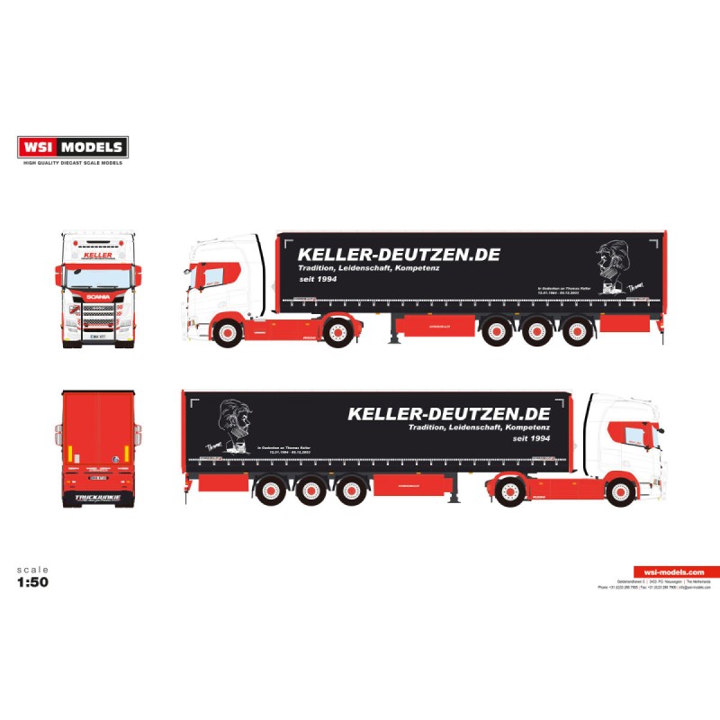 WSI SCANIA R HIGHLINE CR20H Keller Transporte