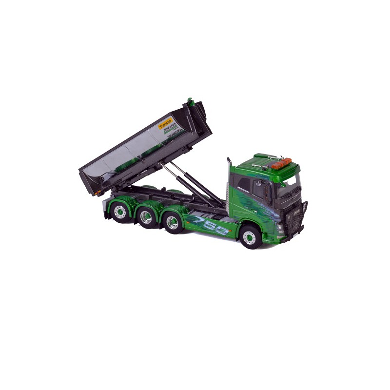 WSI Volvo FH4 low roof Hakarps haakarmsysteem + asfaltcontainer