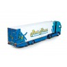 Tekno Daf XF SuperSpaceCab met semi kastenoplegger Rene Fleurs