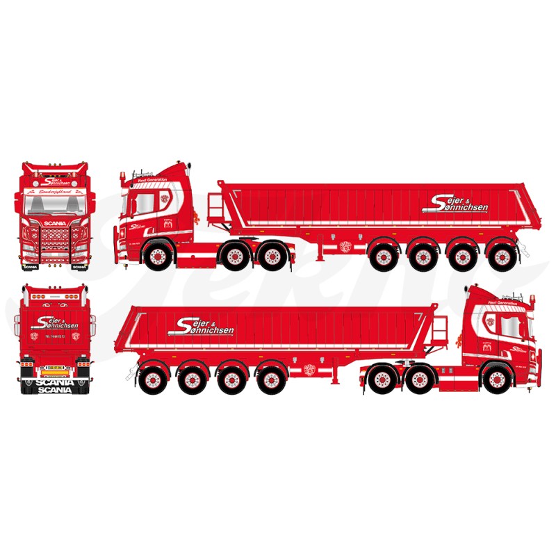 Tekno Scania NGS R normal cab 6x4 Sejer & Sonnichsen