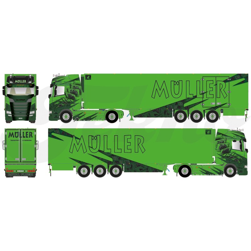 Tekno Scania NGS S660 highline Müller / Royal Flush