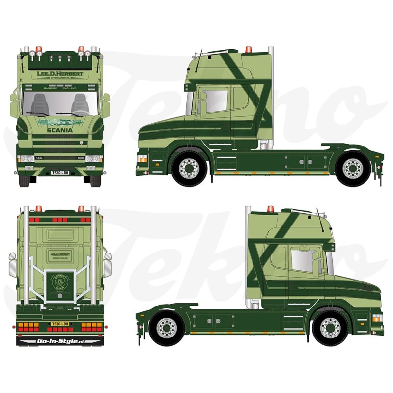 Tekno Scania T144 L 530 topline Lee D.Herbert